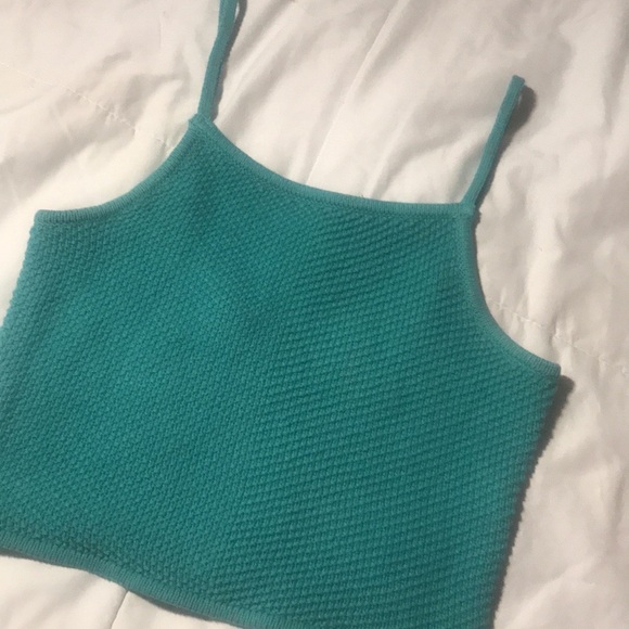 Roxy Teal Knit Tank Top - Picture 2 of 6